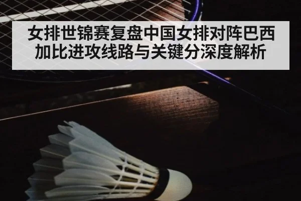 女排世锦赛复盘中国女排对阵巴西加比进攻线路与关键分深度解析